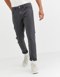 Суженные книзу темно-серые джинсы ASOS DESIGN-Серый