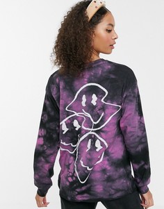 Лонгслив с принтом тай-дай ASOS DESIGN-Мульти