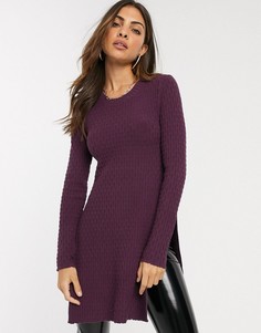 Джемпер с разрезами по бокам French Connection-Фиолетовый