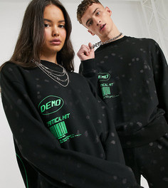 Свитшот с принтом COLLUSION Unisex-Черный