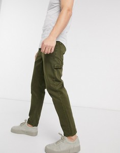 Суженные книзу джинсы в винтажном стиле цвета хаки ASOS DESIGN-Зеленый