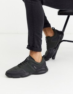 Черные кроссовки на массивной подошве BOSS Newlight-Черный