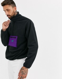 Черный флисовый свитшот Reebok