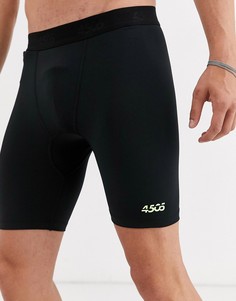 Черные шорты-тайтсы из быстросохнущей ткани ASOS 4505-Черный