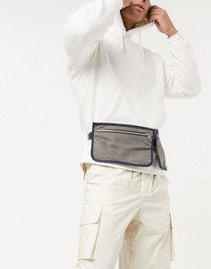 Сумка-кошелек на пояс с молниями ASOS DESIGN-Черный