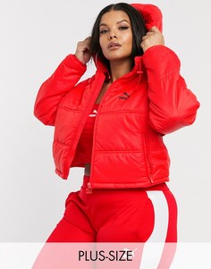 Красный короткий пуховик Puma Plus эксклюзивно для ASOS