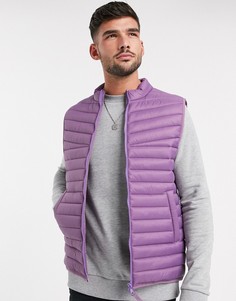 Фиолетовый дутый жилет ASOS DESIGN