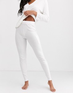 Джоггеры для дома с карманами ASOS DESIGN-Белый