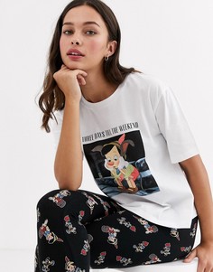 Пижамный комплект с футболкой и леггинсами с принтом ASOS DESIGN Disney-Мульти