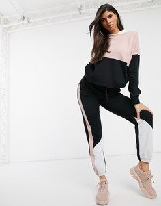 Худи розового и черного цвета Missguided-Мульти