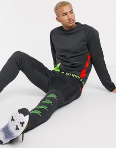 Черный трикотажный спортивный костюм Nike Training