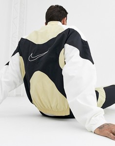 Золотистая олимпийка на молнии Nike Re-Issues-Золотой