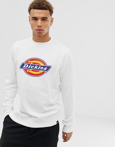 Белый свитшот с большим логотипом Dickies Harrison