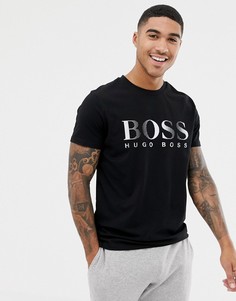 Футболка с логотипом BOSS-Черный