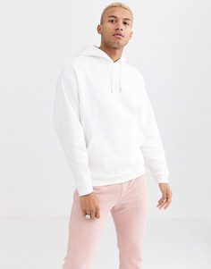 Oversize-худи белого цвета ASOS DESIGN-Белый