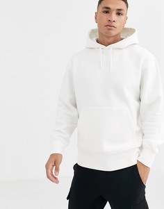 Худи белого цвета Topman-Оранжевый
