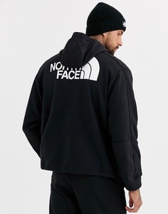 Черный худи с принтом The North Face