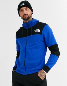 Сине-черное худи на молнии The North Face Himalayan-Синий