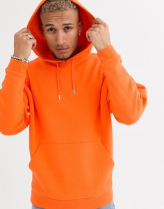 Oversize-худи оранжевого цвета ASOS DESIGN-Оранжевый