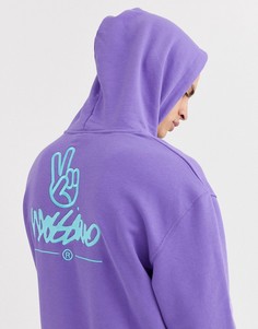 Свободный фиолетовый худи Mossimo