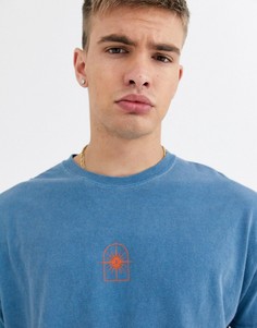 Синяя футболка с логотипом New Look-Синий