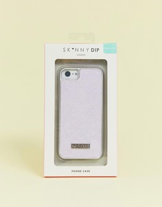 Блестящий чехол для iPhone 6/7/8/s/6 Plus/7 Plus/X/XS/XSMAX/XR Skinnydip Glacier-Фиолетовый