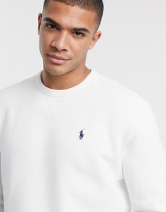 Белый свитшот с логотипом Polo Ralph Lauren