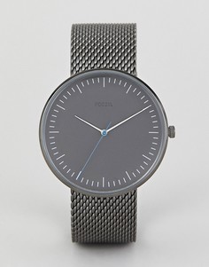 Часы 42 мм с сетчатым браслетом Fossil FS5470 Essentialist-Серый