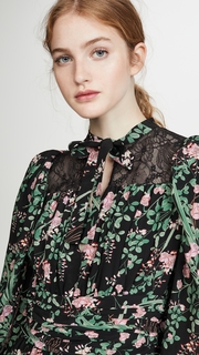 Giambattista Valli Puff Sleeve Mini Dress