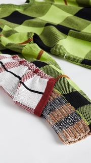 Toga Pulla Check Knit Pullover