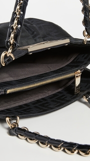 What Goes Around Comes Around Fendi Black Zucca Mini Bag