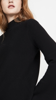 525 America Mock Neck Shaker Sweater