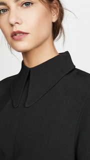 GANNI Recycled Heavy Crepe Dress