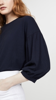 SUNDRY Bubble Sleeve Top