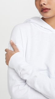 James Perse Relaxed Crop Hoodie