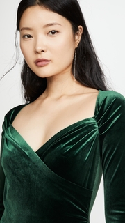 Norma Kamali Sweetheart Side Drape Jumpsuit