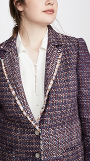 Rebecca Taylor Blanket Tweed Blazer