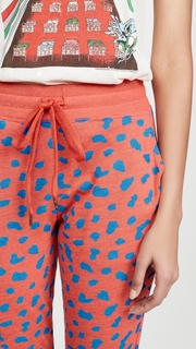 SUNDRY Abstract Dot Tapered Sweatpants