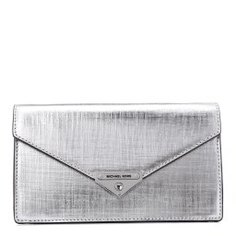 Клатч MICHAEL KORS 30H9SGHC6M серебряный