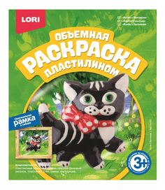 Раскраска LORI Котик с бантиком
