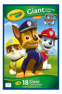 Большая раскраска щенячий патруль Crayola