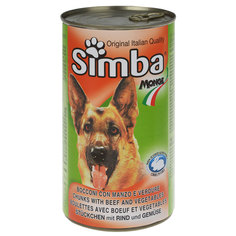 Консервы для собак Simba, говядина, 1200г