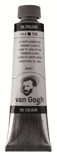 Краска масляная Van Gogh, 40 мл, на льняном масле, №118 белила титановые 3 шт. Royal Talens