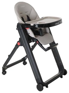 IVOLIA Стул для кормления LEON Light Grey/ Светло серый ECO-кожа