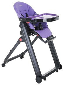 IVOLIA Стул для кормления LEON Purple/Фиолетовый ECO-кожа
