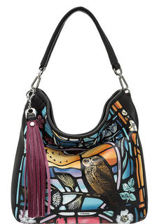 Сумка Curanni 1773451, черная/мультиколор