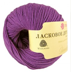 Пряжа для вязания ПЕХ "Ласковое детство" (100%меринос,шерсть) 5х50гр/225м цв,575 яр,лиливы Пехорка