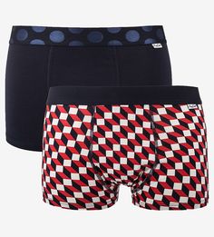 Комплект трусов мужских Happy Socks синих 44