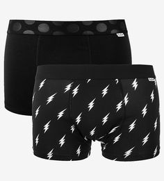 Комплект трусов мужских Happy Socks черных 44