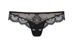 Соблазнительные трусики-стринги из нежного кружева (S-M) Obsessive